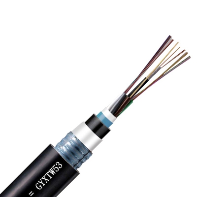 大唐保镖GYXTW53光缆线4芯 单模 4芯光缆 铠装 PE护套